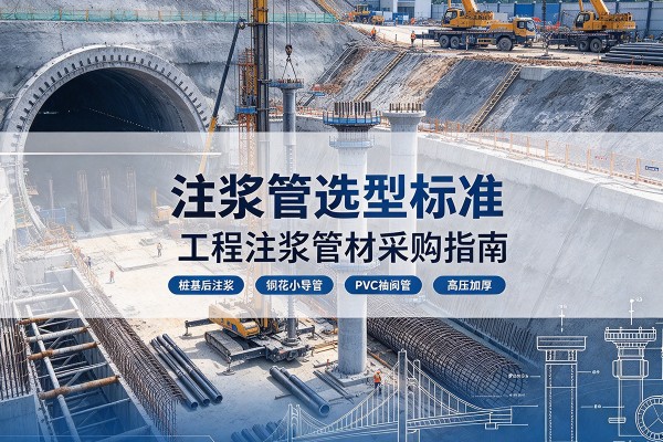 珙县注浆管选型标准